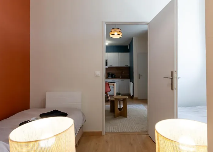 Le Jardin Secret - 9 Min Sanctuaires - Renove & Equipe - Calme Sur Cour - 4 Couchages * 卢德